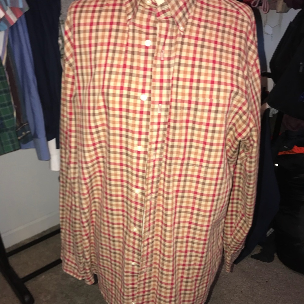 Stripe Long sleeve button up shirt